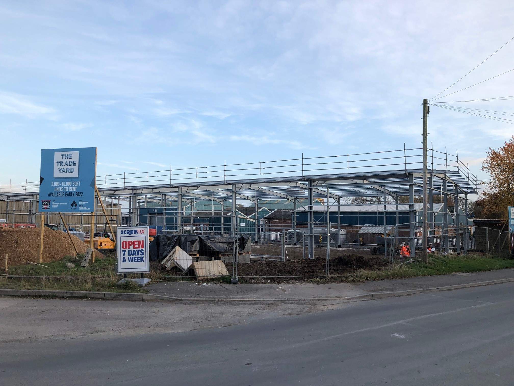 Construction works progressing at The Trade Yard Driffield